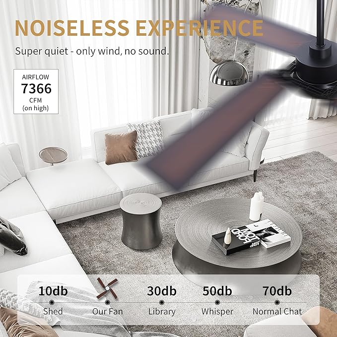 WINGBO 54 Inch Ceiling Fan - Image 8