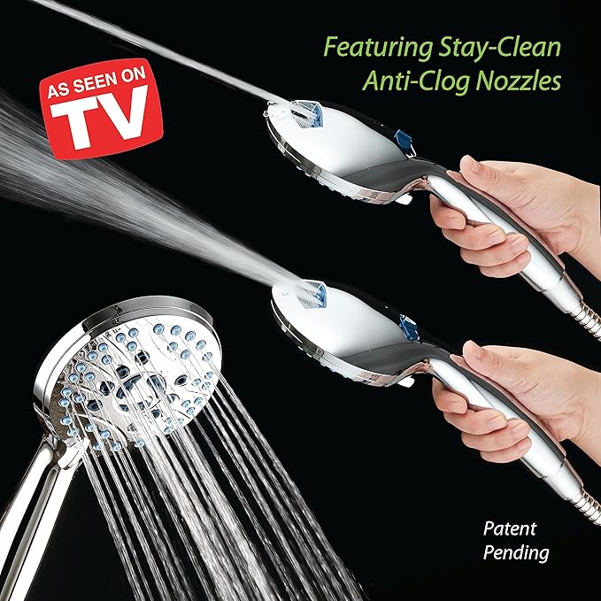 Hotel Spa AquaCare As-Seen-On-TV High Pressure Handheld/Rain 50-mode 3-way - Image 3