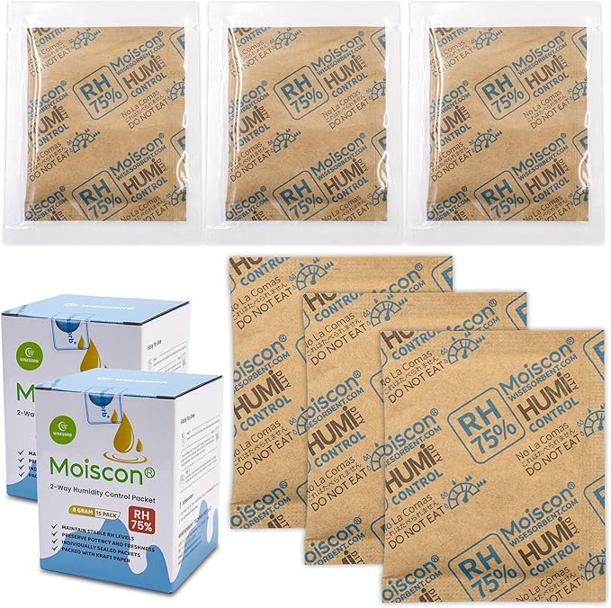 Wisesorb 30 Pack 75% RH Size 8 Two-Way Humidity Control Packs by Wisesorb