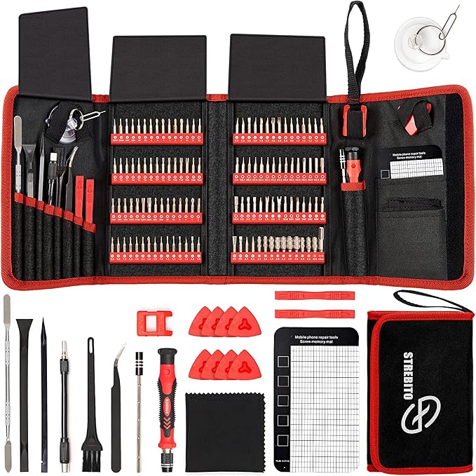 STREBITO Screwdriver Sets 142-Piece Electronics Precision Screwdriver by STREBITO