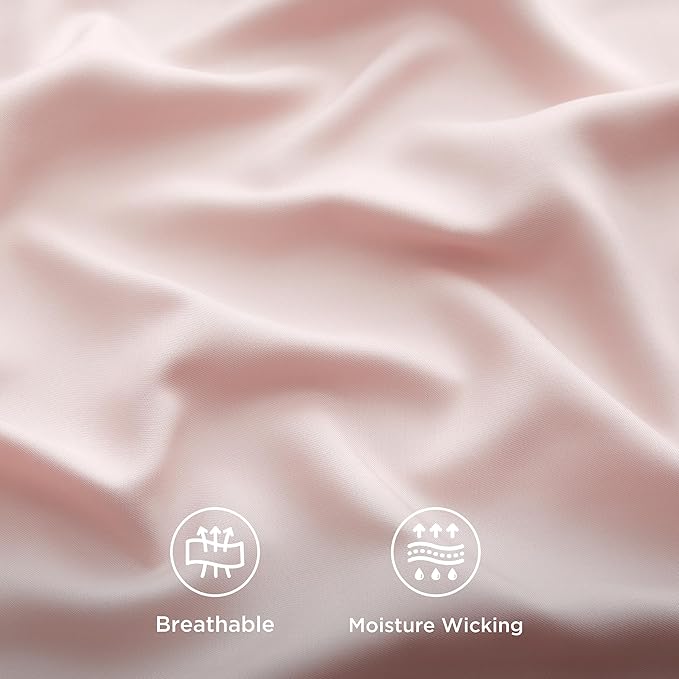 Bedsure Full Size Bed Sheets, Cooling Sheets, Rayon Derived from Bamboo - Image 4