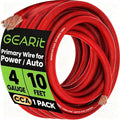 GEARit 4 Gauge Wire Copper Clad Aluminum CCA by GEARit