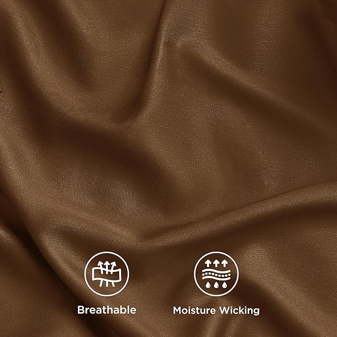 Bedsure Queen Sheet Set, Rayon Derived from Bamboo, Cooling Sheets, Breathable - Image 4