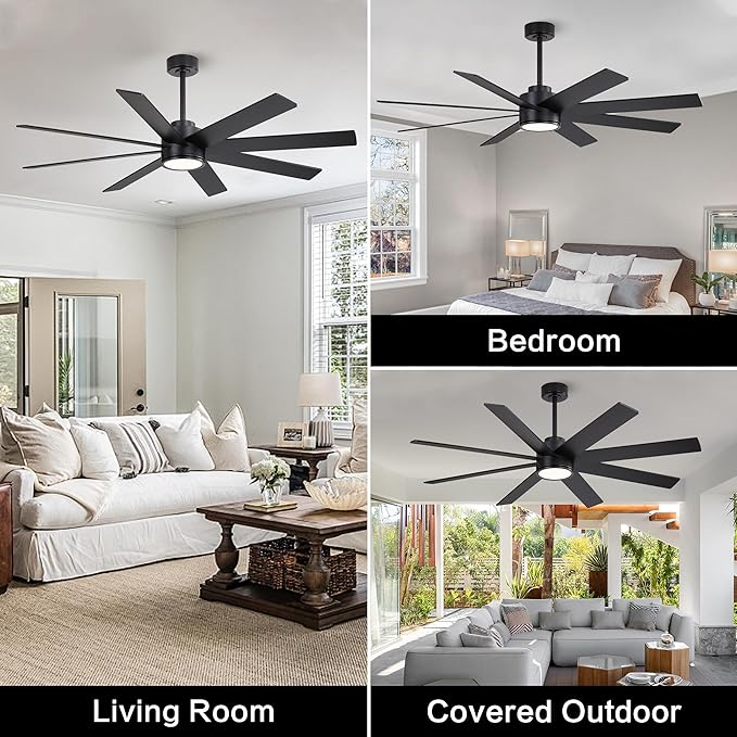 WINGBO 72" Large DC Ceiling Fans - Image 9