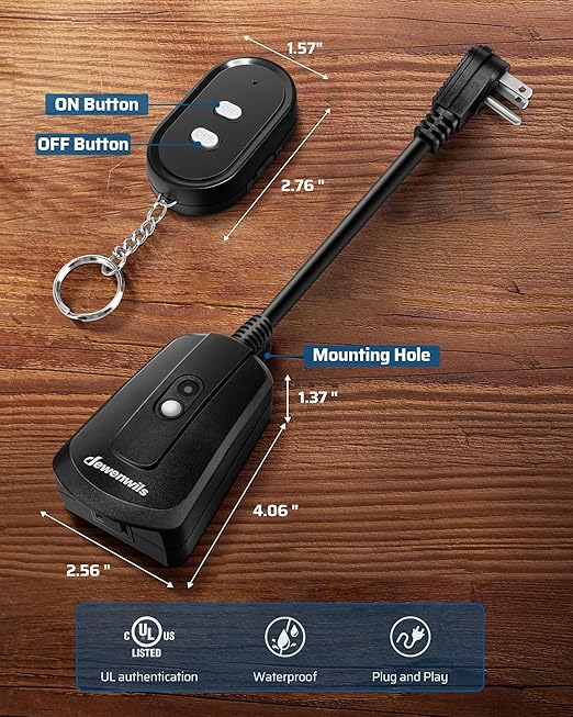 DEWENWILS Remote Control Outlet - Image 6