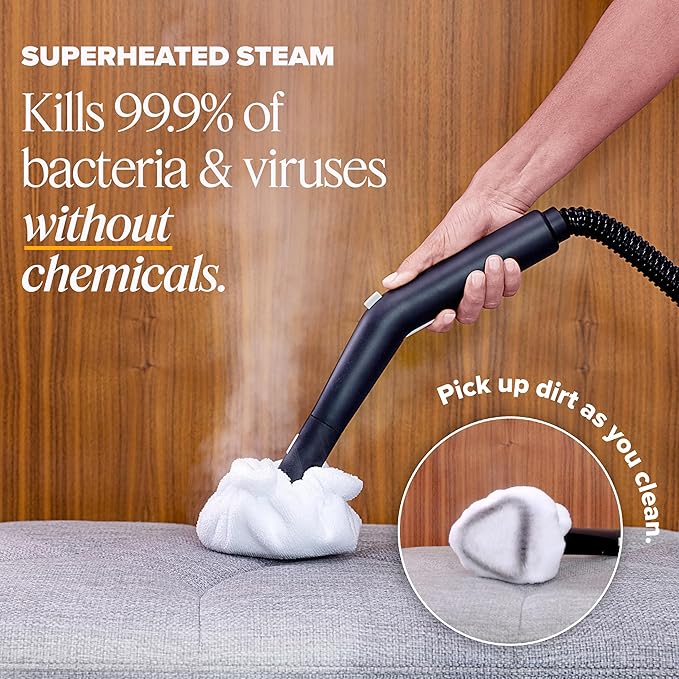 Dupray Neat Steam Cleaner with 22 Accessories, *Kills 99.9% of Bacteria & - Image 2