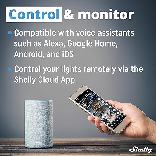 Shelly Plus Wall Dimmer UL | WiFi Smart Wall Dimmer Switch | Home Automation | - Image 2