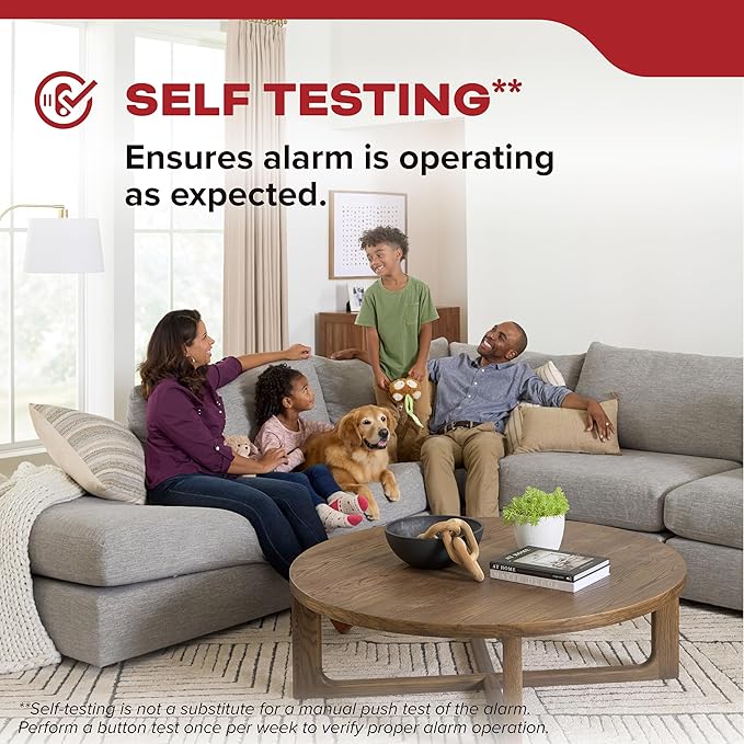 Kidde Smoke Detector, 10-Year Battery Powered, Voice Alerts, LED Warning Light - Image 6