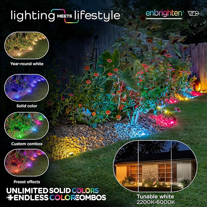 Enbrighten Vibe Eternity Garden Lights, Extension Only, Not - Image 3
