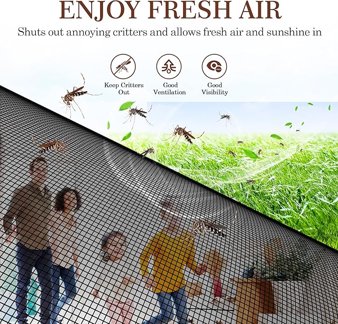 Yotache Magnetic Screen Door Fits Door Size 40 x 83, Screen Size 42" x 84" - Image 6