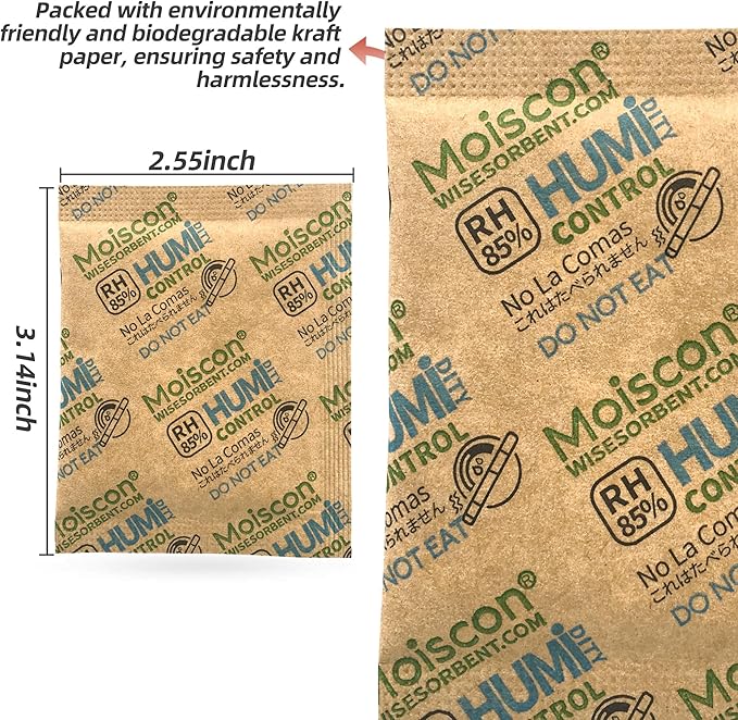 Wisesorb 85% RH 15 Pack 8 Gram Two-Way Humidity Control Packs - Image 3