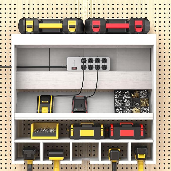 Heavy Duty Power Strip, Industrial Heavy Metal Case Surge Protector, 8 AC - Image 6
