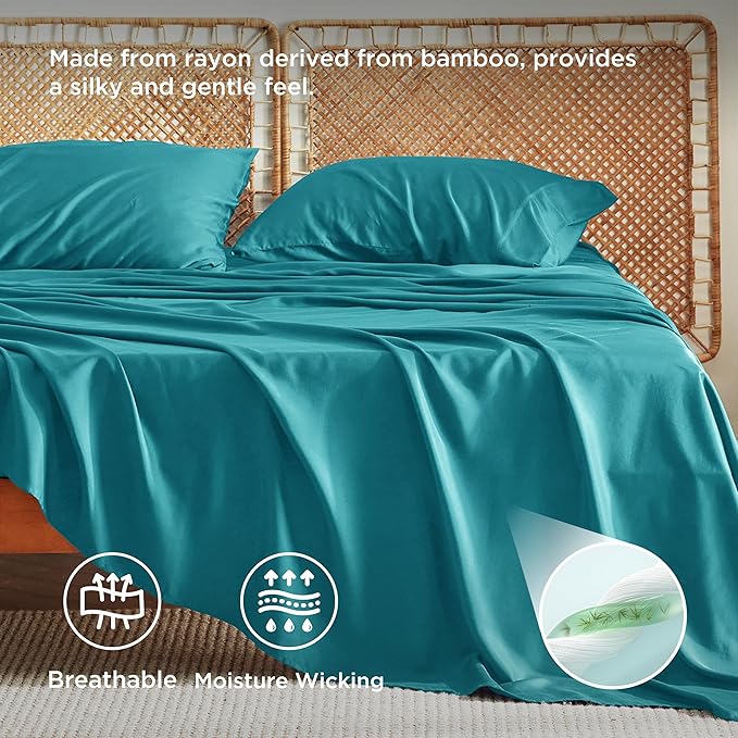 Bedsure King Size Sheets Set, Cooling Sheets - Image 3