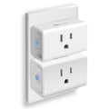 Kasa Smart Plug Ultra Mini 15A, Smart Home Wi-Fi Outlet Works with Alexa, Google Home, No Hub Required, UL Certified, 2.4G Wifi Only, 2 Count (Pack of 1)(EP10P2) , White