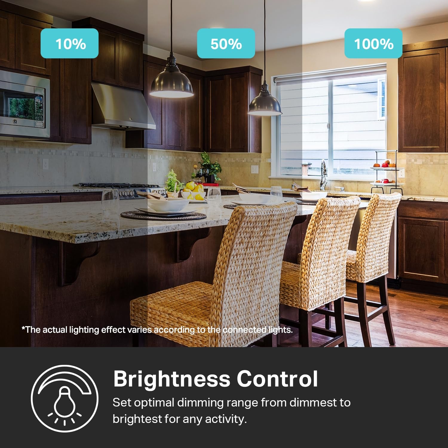 Kasa Smart Dimmer Switch HS220, Single Pole, Needs Neutral Wire | 2.4Ghz Wi-Fi Light Switch, Works with Alexa & Google Home, UL Certified, No Hub Required, White